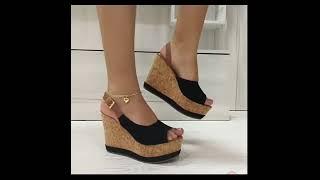 Latest heels design  Beautiful sandals  heels 2024  trending viral [upl. by Cobb833]