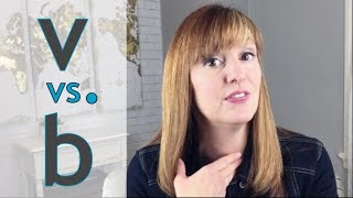 How to Say V and B  American Accent for Spanish Speakers  American English Pronunciation Lesson [upl. by Banebrudge]