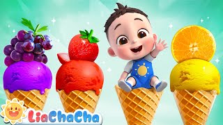 Ice Cream Truck Song  Fruit Ice Cream for Babies  Kids Songs amp Nursery Rhymes  LiaChaCha [upl. by Narag]