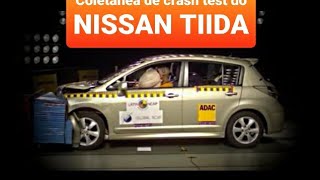 Coletânea de crash test do NISSAN TIIDA [upl. by Lenod]