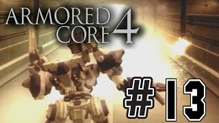 Armored Core 4 hard mode 13  Tight corridors [upl. by Onaicnop293]