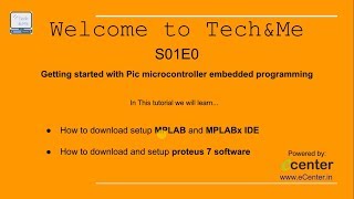 Getting Started PIC microcontrollerS01E0 HINDI  URDU [upl. by Kerek]