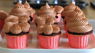 Muhteşem KREMASI ve Yumuşacık KEKİYLE Çikolatalı Cupcake  Cupcake Nasıl Yapılır KEK TARİFLERİ [upl. by Kessiah573]