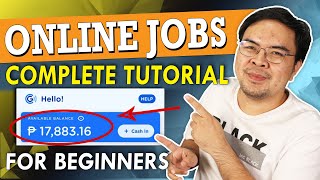 Online Jobs at Home Philippines  For Beginners Complete Tutorial [upl. by Otsuj]