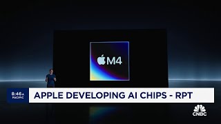 Apple reportedly developing AI chips [upl. by Ecnar477]