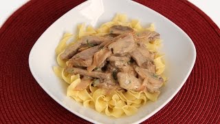 Beef Stroganoff Recipe  Laura Vitale  Laura in the Kitchen Episode 831 [upl. by Janice]