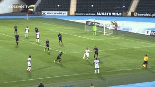 Zawisza Bydgoszcz  SV Zulte Waregem 13 Ruime samenvatting 24072014 [upl. by Nileve103]