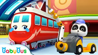 Los Trenes Están Rotos  Canciones Infantiles  Canción de Tren Para Niños  BabyBus Español [upl. by Wolfgram]