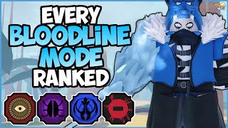 Every Bloodline Mode RANKED From TERRIBLE To UNSTOPPABLE  Shindo Life Bloodline Tier List [upl. by Shari]