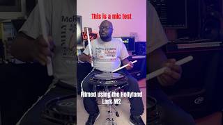 Hollyland Lark M2 Mic Test with Snare Drum Play Along [upl. by Ztnahc]