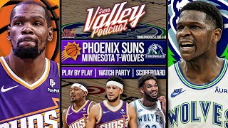 Phoenix Suns vs Minnesota Timberwolves Game 2 LIVE Reaction  Scoreboard  Play By Play  Postgame [upl. by Nitfa]