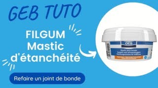 Comment refaire l’étanchéité d’un joint de bonde avec FILGUM [upl. by Mallory514]