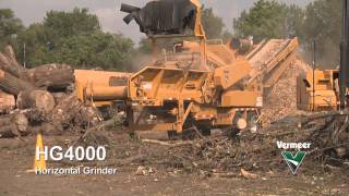 HG4000 Horizontal Grinder  Vermeer Forestry Management Equipment [upl. by Rednael]