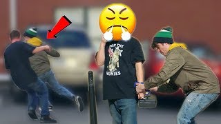 Handcuffing People to Lock Box Prank  RebelTV [upl. by Rurik]