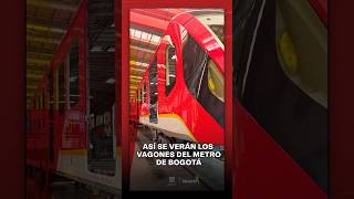 Así serán los vagones del Metro de Bogotá 🚆 [upl. by Bluefield]