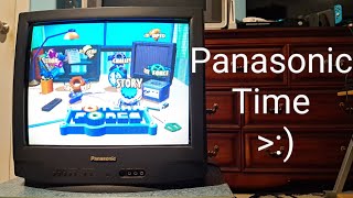 Worn But Beautiful Panasonic CT20D11E CRT TV Overview with Service Manual Adjusts [upl. by Hetty]