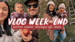 VISITE AU VERGER HAUL DU POTAGER SORTIE AU CÉRAMIQUE CAFÉ ON ESSAIE QUELQUE CHOSE amp MATIN JASETTE [upl. by Ramar]