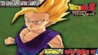 DragonBall Z Budokai Tenkaichi PS2  Teen Gohan Super Saiyan 2 GamePlay [upl. by Eiten]