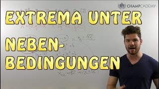 Extrema unter Nebenbedingungen  Niveaulinien [upl. by Dex]