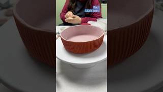 Salata kasesi ceramic clay clayart seramik handmade bowl shorts reels shortvideo [upl. by Nibor]