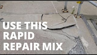 How To Repair Broken Concrete  Fix Concrete Driveways Patios Sidewalks amp Pool Decks [upl. by Esilrac]