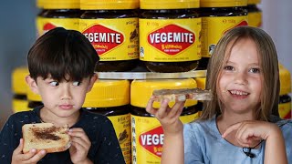 Kids Try Vegemite For The First Time [upl. by Ahsillek405]