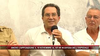 ANCHE LOPPOSIZIONE IL 10 NOVEMBRE AL SIT IN IN DIFESA DELLOSPEDALE [upl. by Ilan]