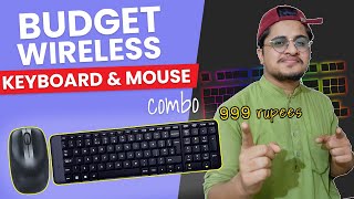 Budget Wireless Mouse amp Keyboard Combo Only in ₹999  Logitech MK215 Wireless Unboxing amp Review [upl. by Ellerey]