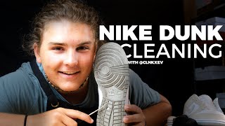 Next Nature LIGHT OREWOOD Cleaning Nike Dunk Cleaning [upl. by Nehemiah]