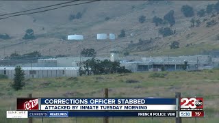 Correctional officer stabbed multiple times inmate had fractured skull broken eye orbital at Tehac [upl. by Neltiac440]