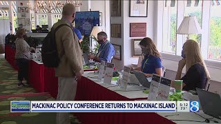 Mackinac Policy Conference returns to Mackinac Island [upl. by Ignacia752]