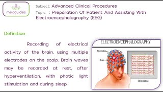 44 Preparation of patient and assisting with Electroencephalography EEG [upl. by Kylah]