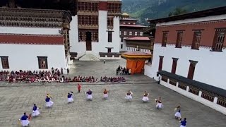 Drametse Nga Cham  Drum Dance from Drametse at Chamju  Thimphu Bhutan [upl. by Gati]