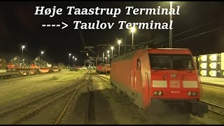 Führerstandsmitfahrt Dänemark  Førerrumstur Danmark  Høje Taastrup til Taulov EG3105  1600 tons [upl. by Sigismond]