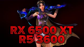 Naraka Bladepoint  RX 6500 XT  R5 3600  Lowest Settings  1080p [upl. by Bickart572]