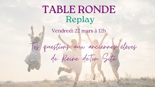 CHALLENGE 0324 Table ronde Reine de ton site [upl. by Warde]