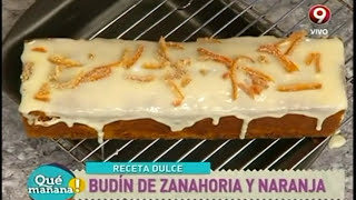 Budín de zanahoria y naranja [upl. by Einad732]