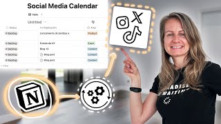 Como Crear un Calendario Automatizado en NOTION 2024 📆 🔁 [upl. by Oneg6]