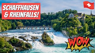 EXPLORING SCHAFFHAUSEN amp THE RHEINFALL  Europes most powerful waterfall amp its in Switzerland [upl. by Acinyt751]