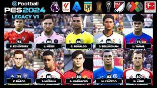 PES 2024 LEGACY V1  Option File PES 2021 actualizado al 20232024  Tutorial PS4  PS5  PC [upl. by Antonina]