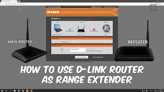 How To Setup Dlink Router As Repeater For Range Extending [upl. by Kerrill]