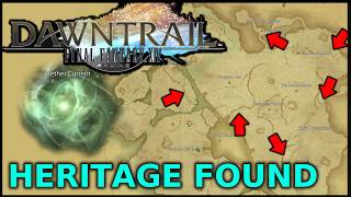 ALL Heritage Found Aethercurrent LOCATIONS  Visual Guide  FFXIV Dawntrail patch 70 [upl. by Lucienne]