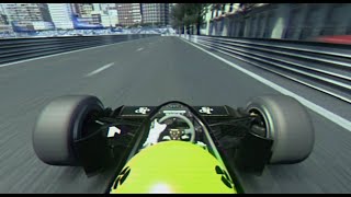 F1 1986 Ayrton Senna Onboard Lap  Monaco Grand Prix [upl. by Espy]