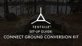 Tentsile Connect 2Person Tree Tent How to setup the Ground Conversion Kit [upl. by Dilaw]