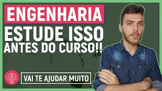 ENGENHARIA O QUE ESTUDAR ANTES DO CURSO  QUAIS OS CONTEÚDOS INICIAIS DA ENGENHARIA [upl. by Deanna]