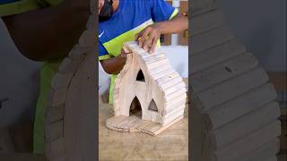 Amazing Woodworking Crafts From Recycling Projects diy woodworking craft shorts [upl. by Chloris]