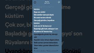 EGE CAN SAL ‘BAŞA SAR’ ŞARKI SÖZLERİ ✨egecansal başasar şarkı şarkısözleri lyrics lyricvideo [upl. by Tani118]