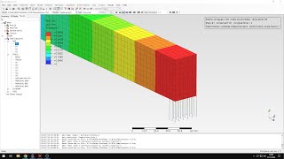 PrePoMax CalculiX FEA  Tutorial 40  Compression only support [upl. by Adnalu211]