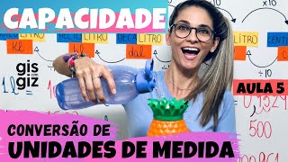 MEDIDAS DE CAPACIDADE  CONVERSÃO DE UNIDADES DE MEDIDA 05 [upl. by Temme161]