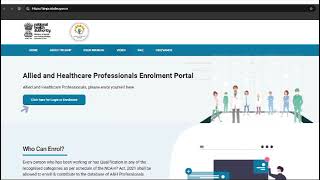 NCAHP Enrolment process  Physiotherapist  BPT registration [upl. by Gunter508]